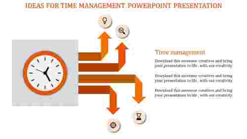 time management powerpoint presentation-Orange